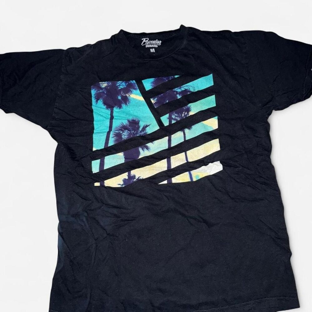 Popular Demand Men's Black T-shirt